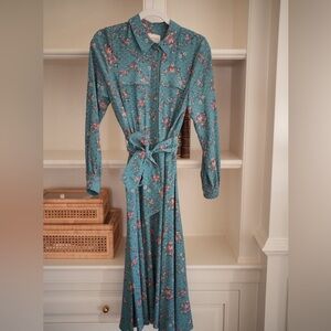 Sezane Lauretta Dress Floral Print - Size 6